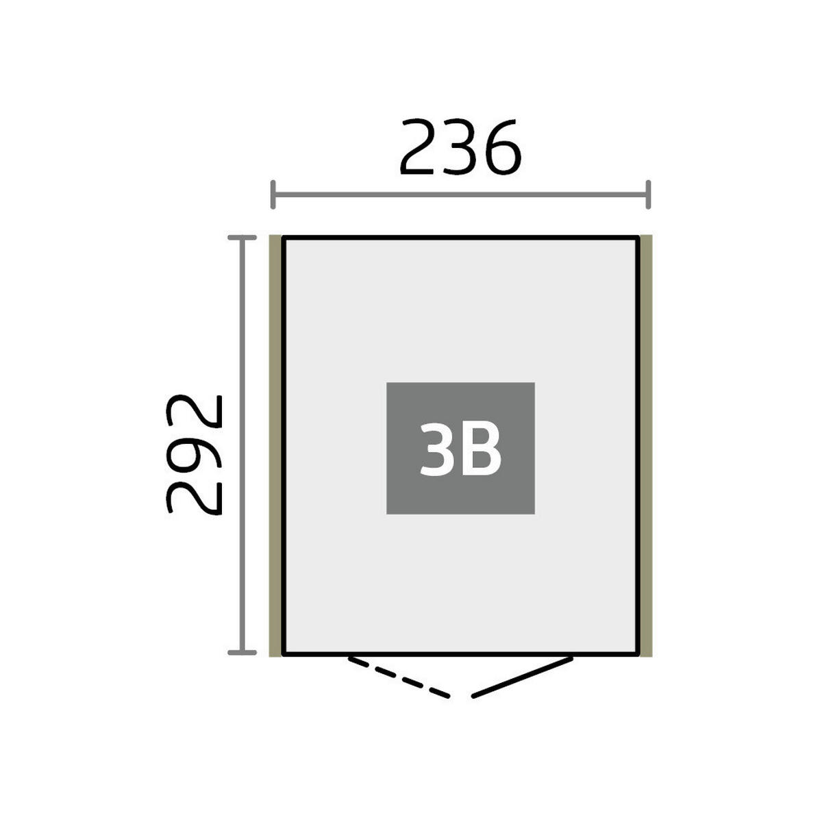 GERÄTEHAUS Metall  - Silberfarben, Basics, Metall (236/222/292cm) - Biohort
