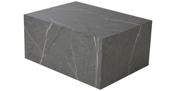 COUCHTISCH 80/60/38 cm rechteckig Schwarz - Schwarz, Design, Holzwerkstoff (80/60/38cm) - Carryhome