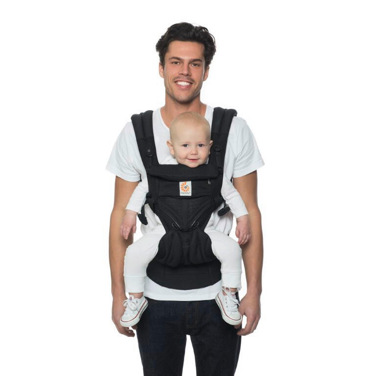 KENGUR NOSILJKA  OMNI 360 COOL AIR  - crna, Osnovno, tekstil (1,00kg) - Ergo Baby