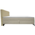 BOXBETT 160/200 cm  in Creme  - Creme/Schwarz, Design, Holz/Holzwerkstoff (160/200cm) - Xora
