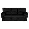 SCHLAFSOFA in Leder Schwarz  - Schwarz, Design, Leder/Kunststoff (205/92/85cm) - Livetastic