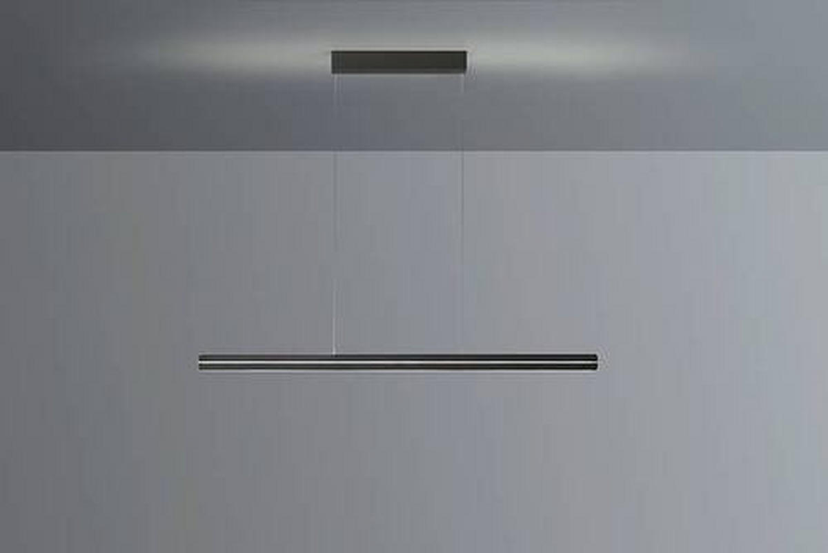 LED-HÄNGELEUCHTE 118/10/140 cm  - Schwarz, Basics, Metall (118/10/140cm) - BOPP