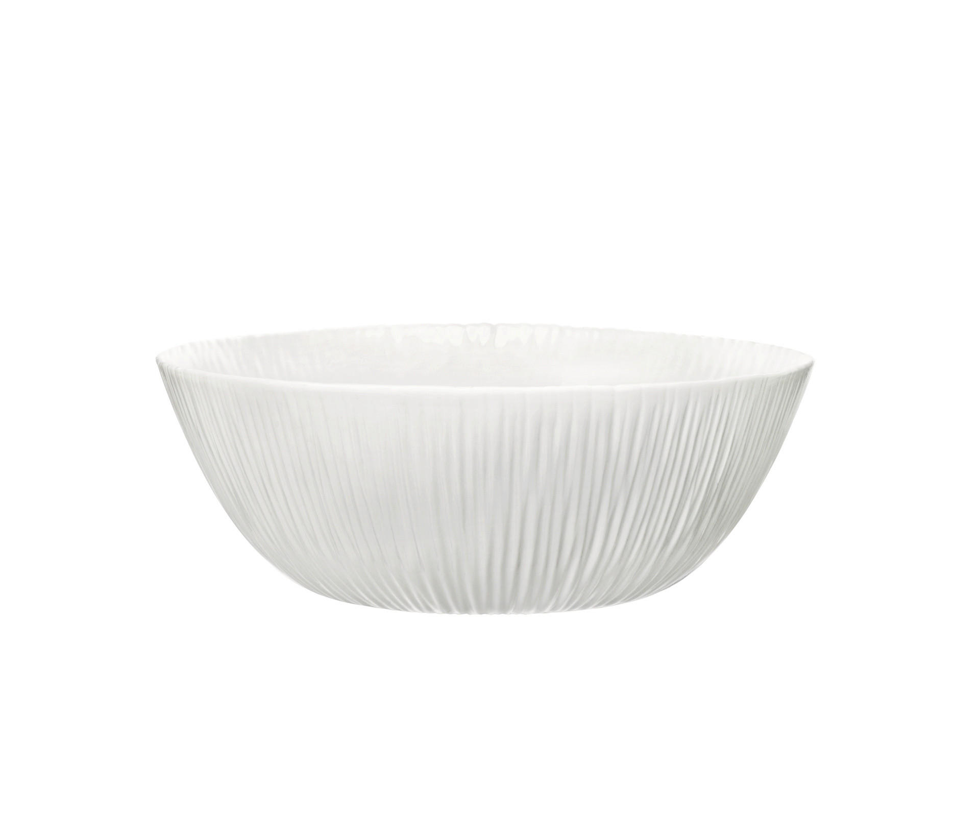 SALÁTÁSTÁL 23 cm  - fehér, Basics, üveg (23cm)
