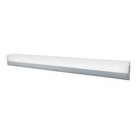 NÁSTĚNNÉ KOUPELNOVÉ SVÍTIDLO, 54/3,8/5,5 cm  - barvy stříbra, Basics, kov/plast (54/3,8/5,5cm)