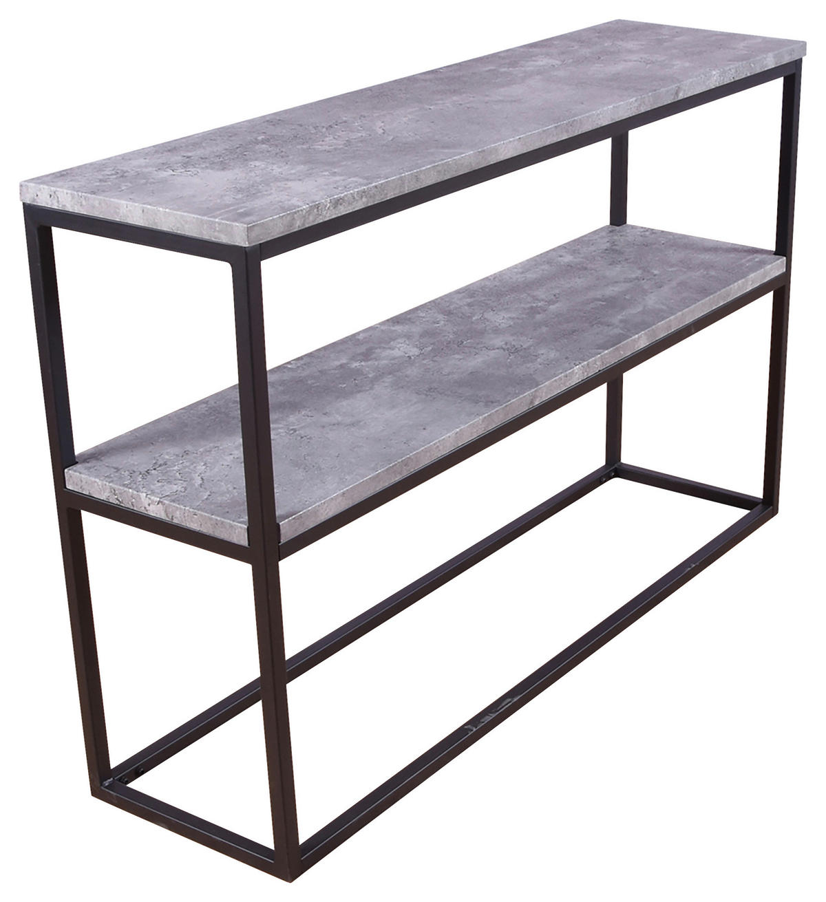 SIDOBORD i metall, trämaterial 110/30/70 cm  - mörkgrå/svart, Design, metall/trämaterial (110/30/70cm) - Livetastic