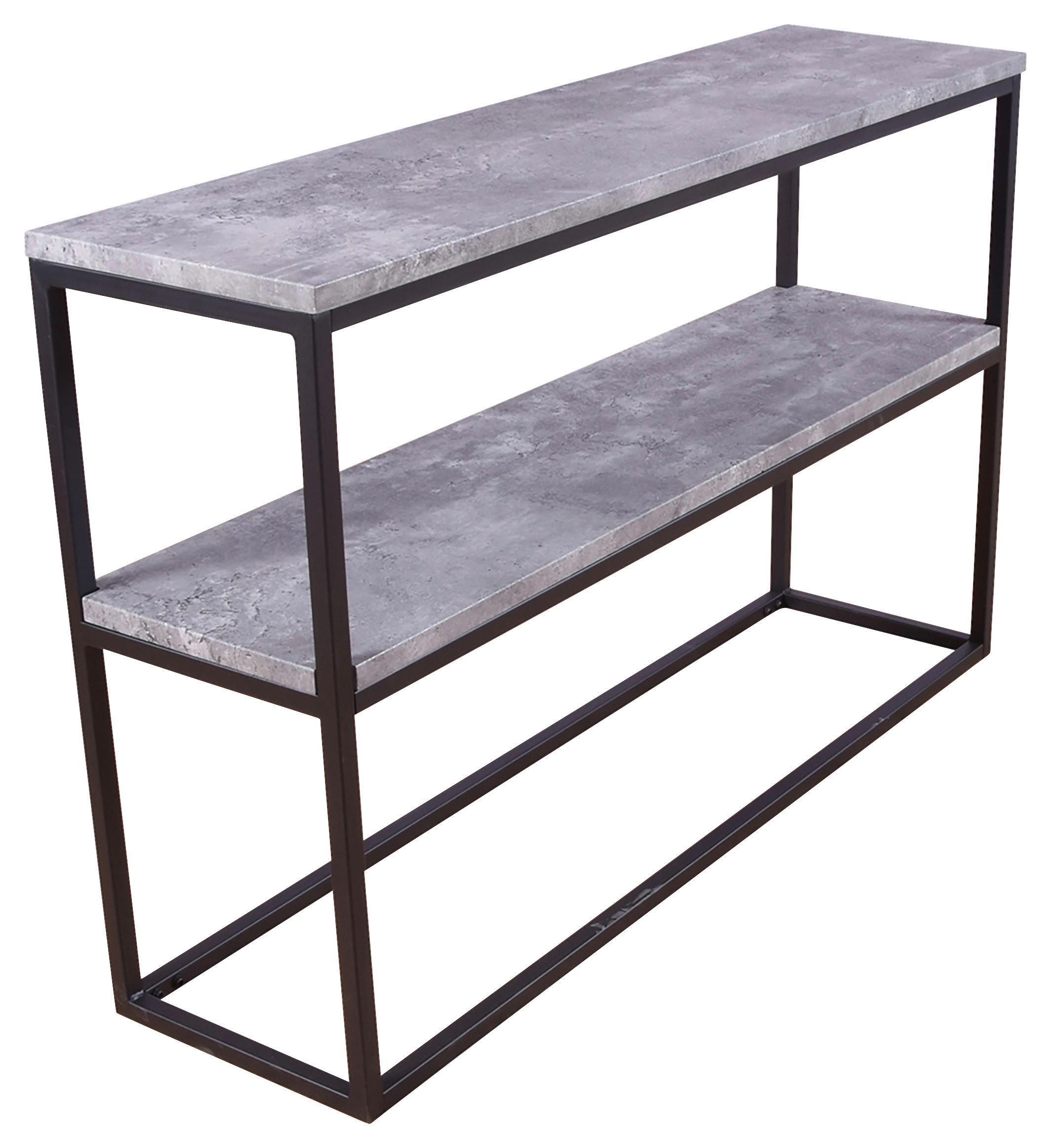 Thumbnail - Livetastic Beistelltisch, Schwarz, Dunkelgrau, Metall, Holzwerkstoff, furniert, rechteckig, eckig, 30x70x110 cm, Staurau...