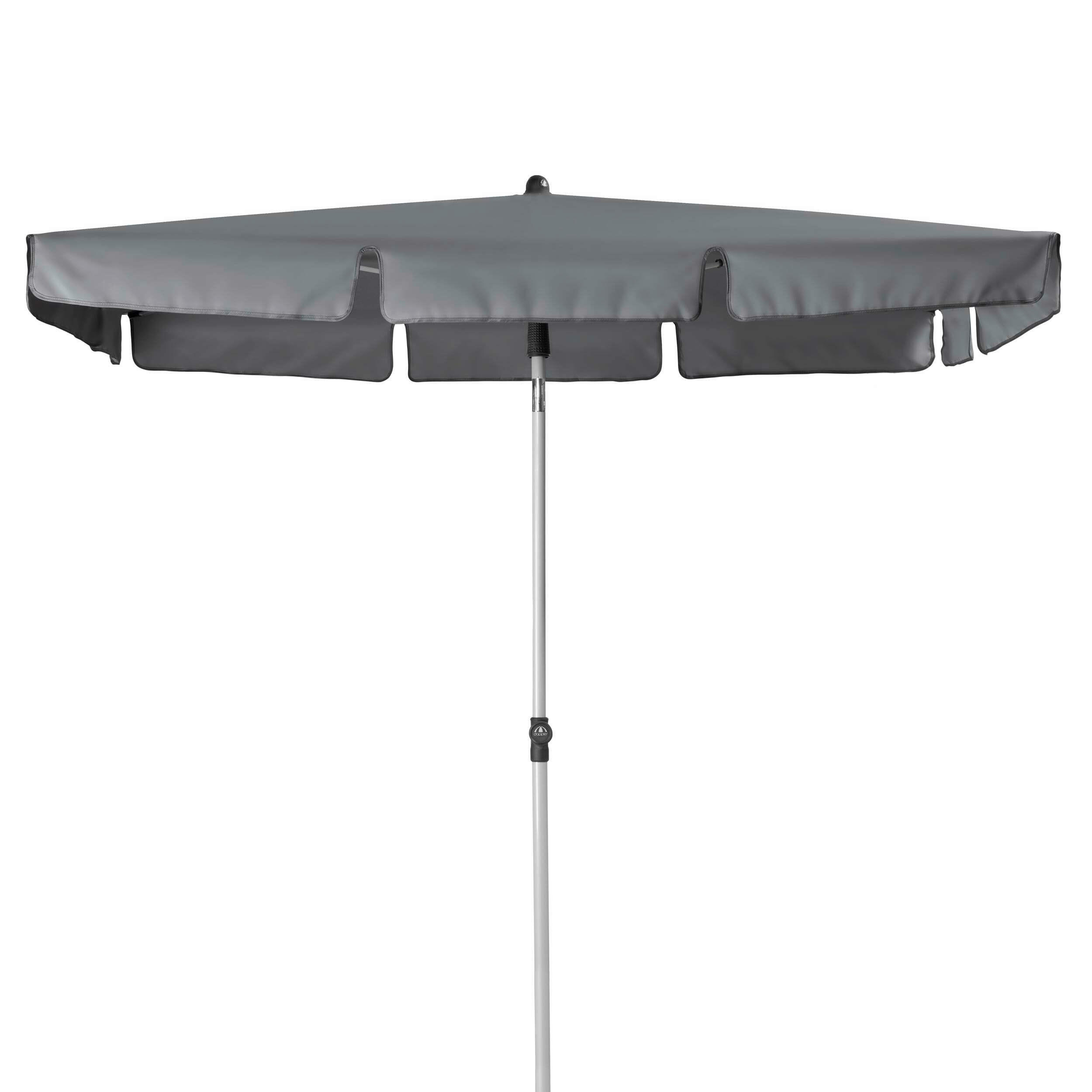 SONNENSCHIRM 180x120 cm Anthrazit  - Anthrazit/Hellgrau, Basics, Textil/Metall (180/120cm) - Doppler