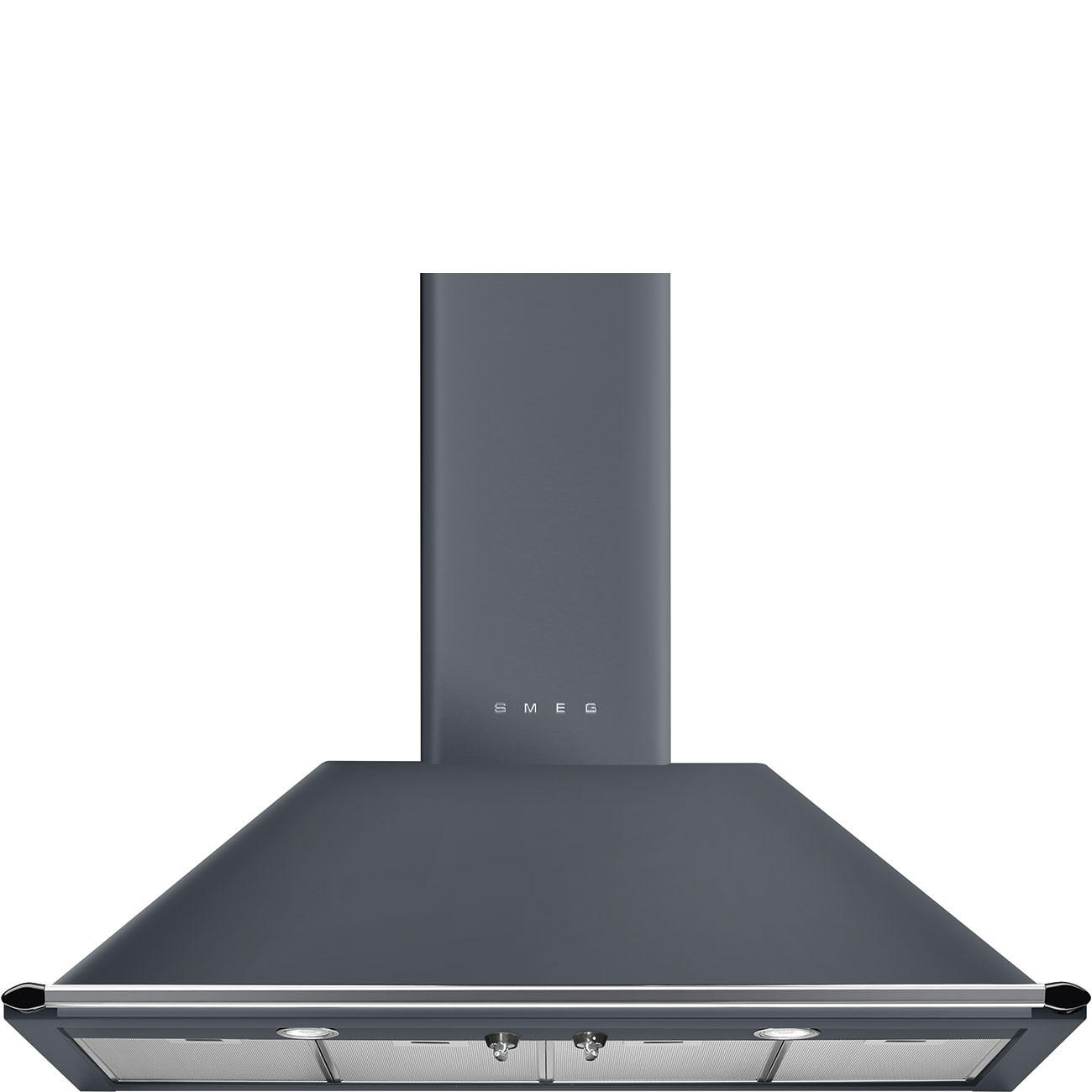 DUNSTABZUGSHAUBE KT110GRE  - Grau, Basics, Metall (110/90/53,2cm) - SMEG