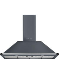 DUNSTABZUGSHAUBE KT110GRE  - Grau, Basics, Metall (110/90/53,2cm) - SMEG