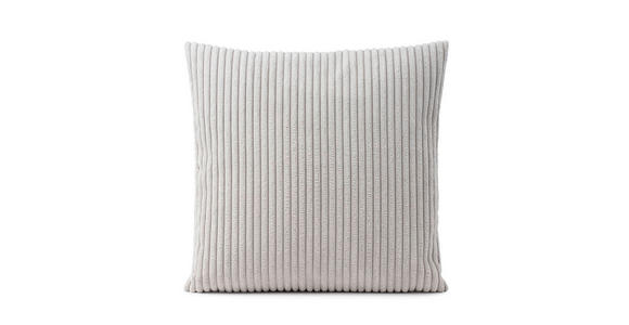 ZIERKISSEN 50/50 cm - Hellgrau, Basics, Textil (50/50cm) - Novel