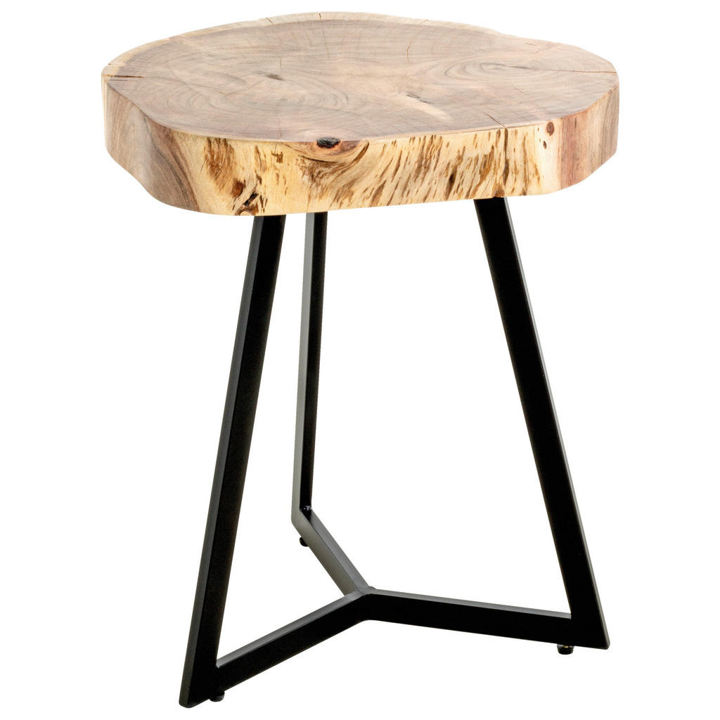 PRÍRUČNÝ STOLÍK, akácia, čierna, farba akácie