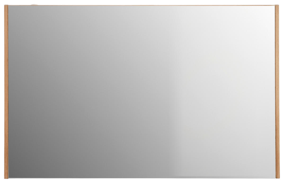 WANDSPIEGEL 120/75/2,5 cm    in rechteckig  - Eichefarben, Design, Glas/Holz (120/75/2,5cm) - Linea Natura
