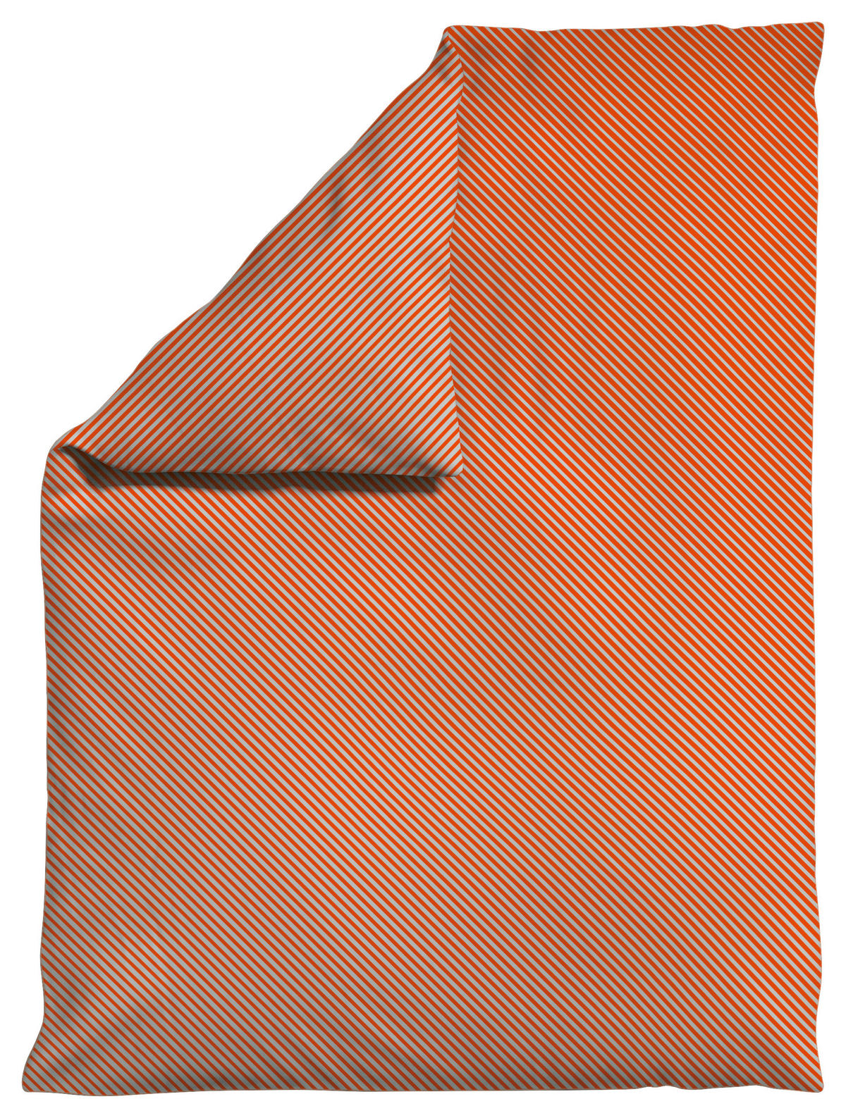 BETTDECKENBEZUG Woven Satin Fade Makosatin 155/220 cm  - Rot/Hellgrau, Basics, Textil (155/220cm) - Schlafgut