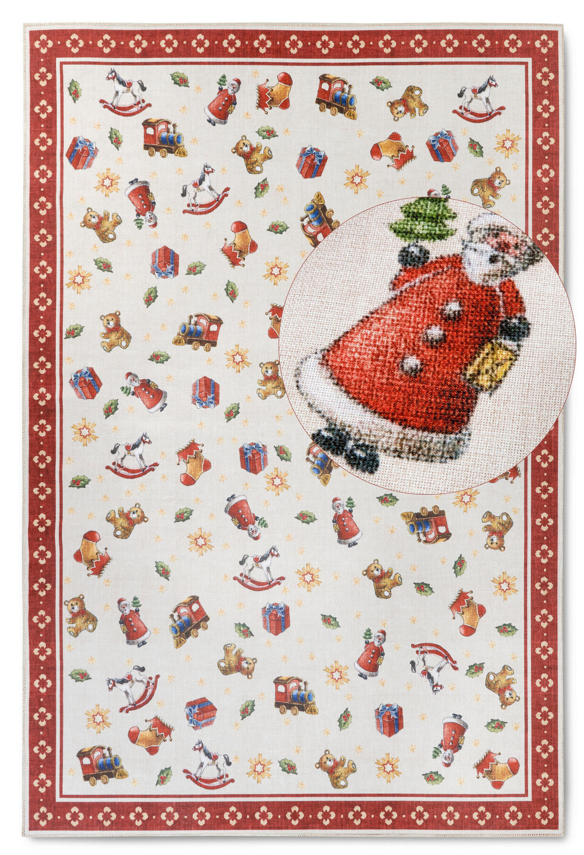 FLACHWEBETEPPICH 160/230 cm Toy's Delight Multicolor, Rot  - Rot/Multicolor, Trend, Kunststoff/Textil (160/230cm) - Villeroy & Boch