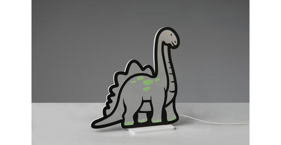 LED-DEKOLEUCHTE Dinosaur 30,5/33,4 cm  - Gelb/Grün, LIFESTYLE, Kunststoff/Metall (30,5/33,4cm) - Novel