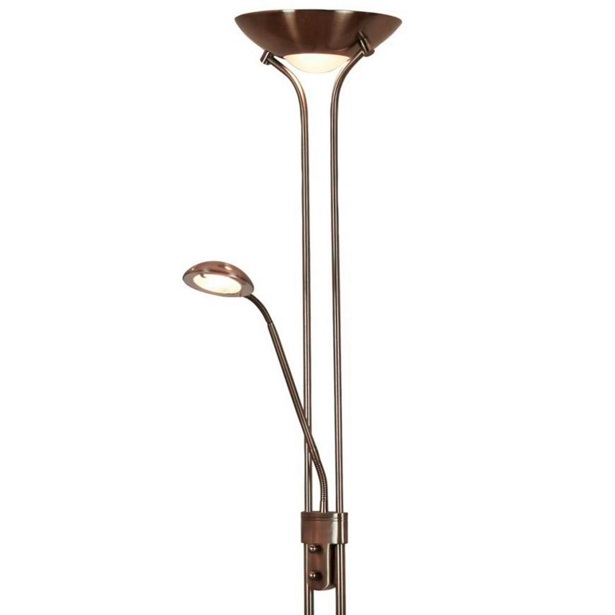 LED-UPLIGHT Mother & Child 25.4/180 cm    - mässingsfärgad, Basics, metall/glas (25.4/180cm)