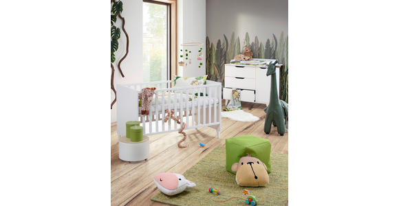 WICKELKOMMODE Michi  - Weiß, Trend, Holz/Holzwerkstoff (109,0/94,0/52,4/71,6cm) - My Baby Lou