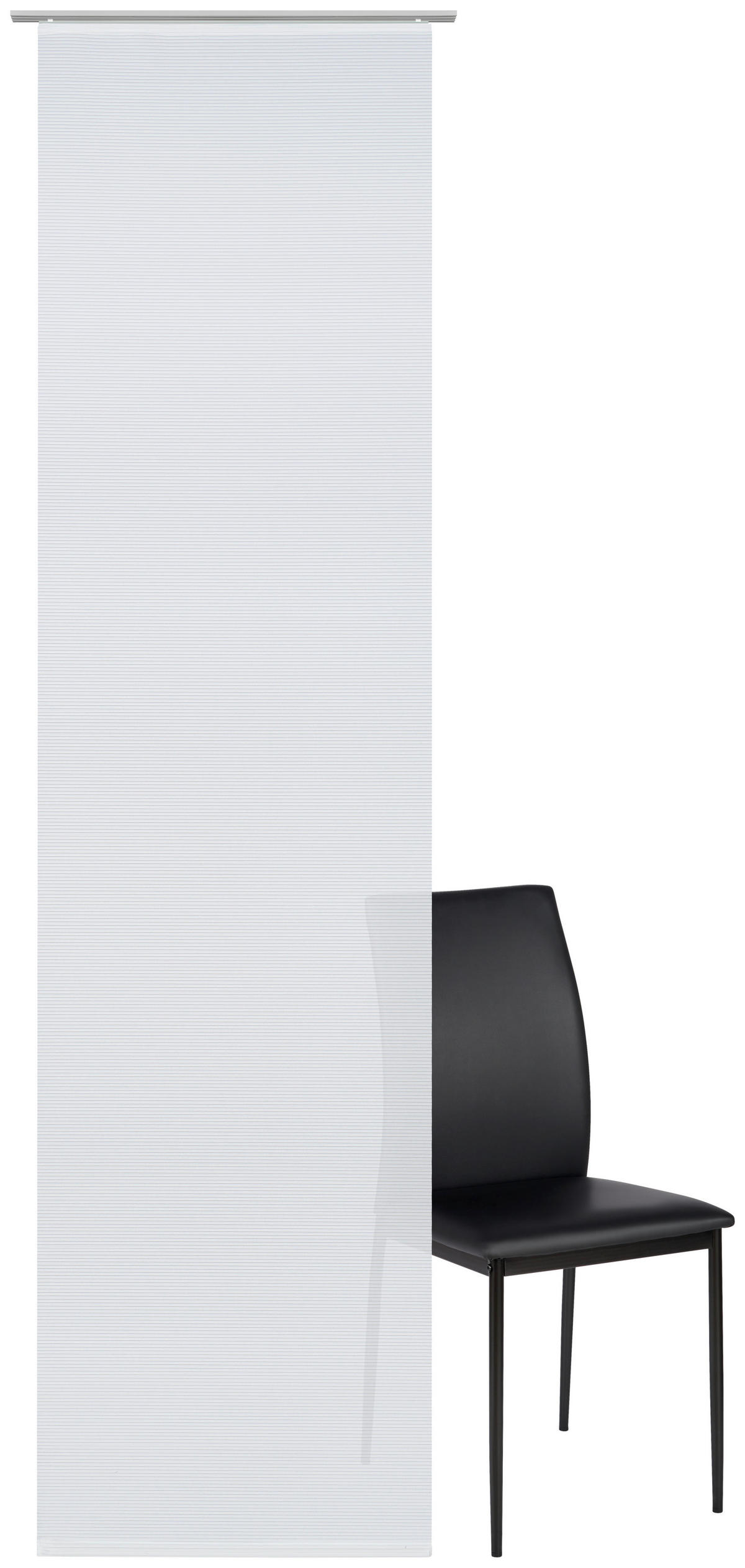 PANELNA ZAVESA   60/255 cm   - bela, Design, tekstil (60/255cm) - Novel