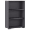 AKTENREGAL Anthrazit  - Anthrazit/Schwarz, KONVENTIONELL, Holzwerkstoff/Kunststoff (80/123/40cm) - Germania