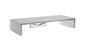 TV-AUFSATZ   Weiß, Alufarben  - Alufarben/Weiß, KONVENTIONELL (63/10/26cm) - MID.YOU