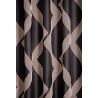 FERTIGVORHANG  blickdicht  140/245 cm   - Chromfarben/Schwarz, Basics, Textil (140/245cm)