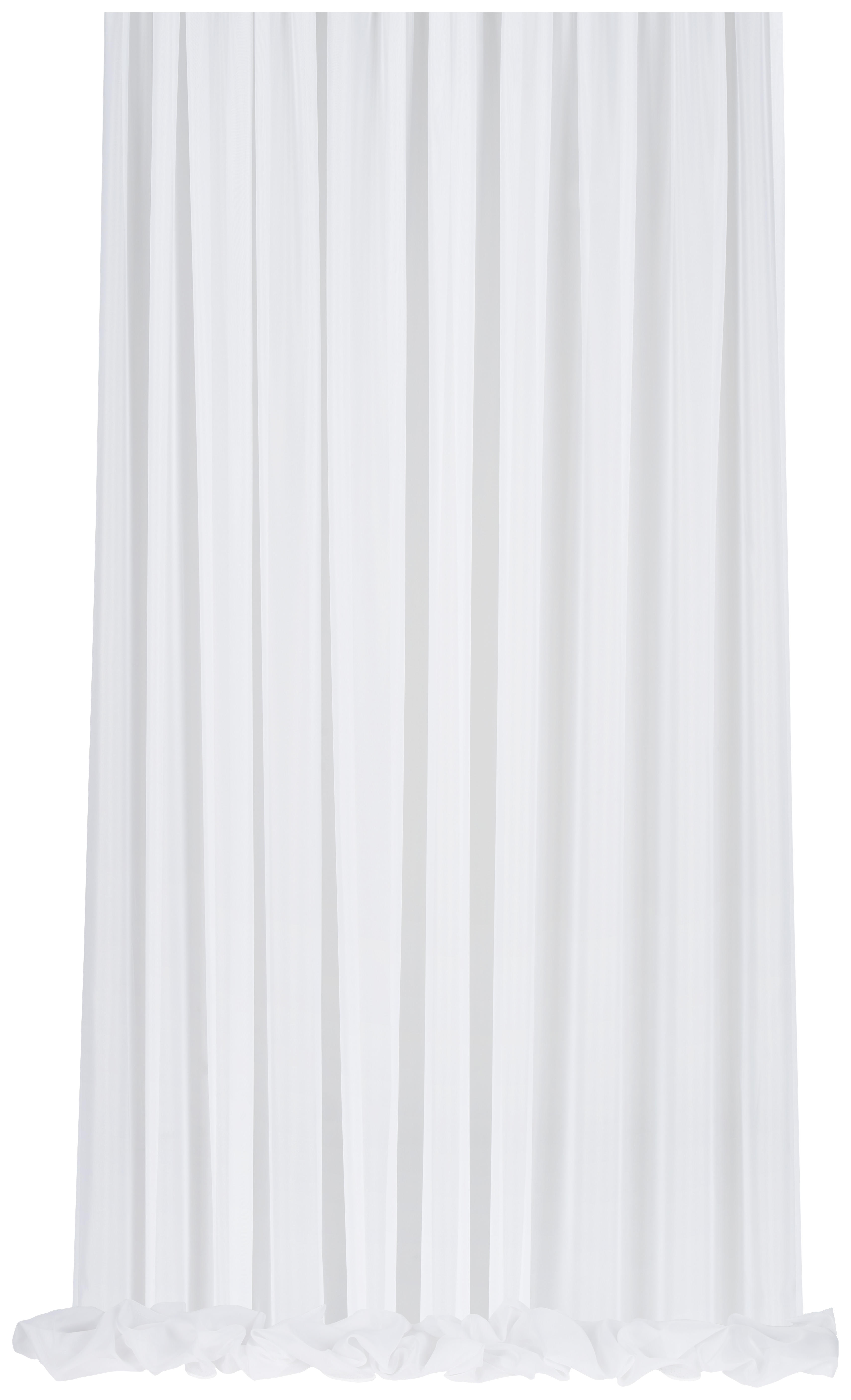 ZÁCLONA, priehľadné, 260 cm - biela, Konventionell, textil (260cm) - Esposa