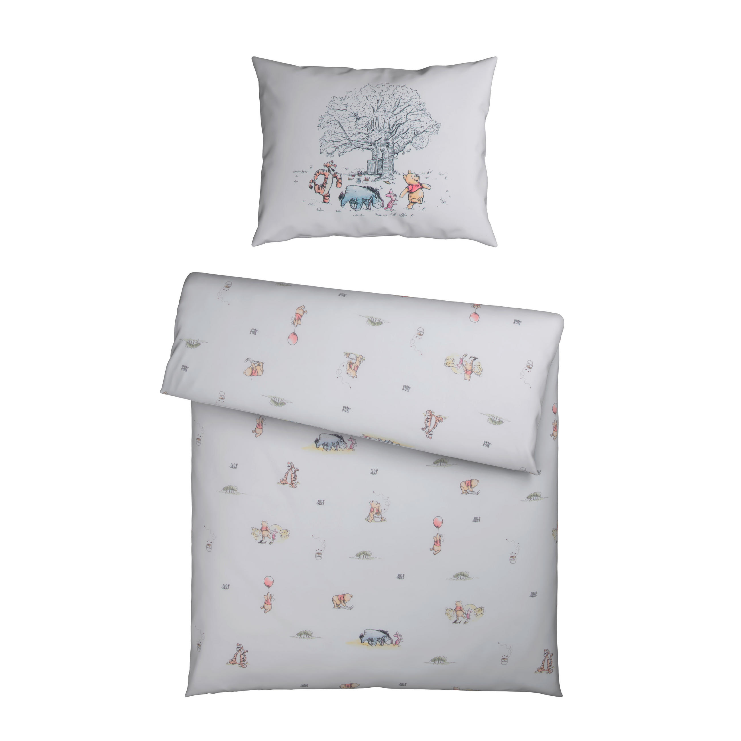 Disney Babybettwäsche Winnie Puuh Beige 100x135 cm