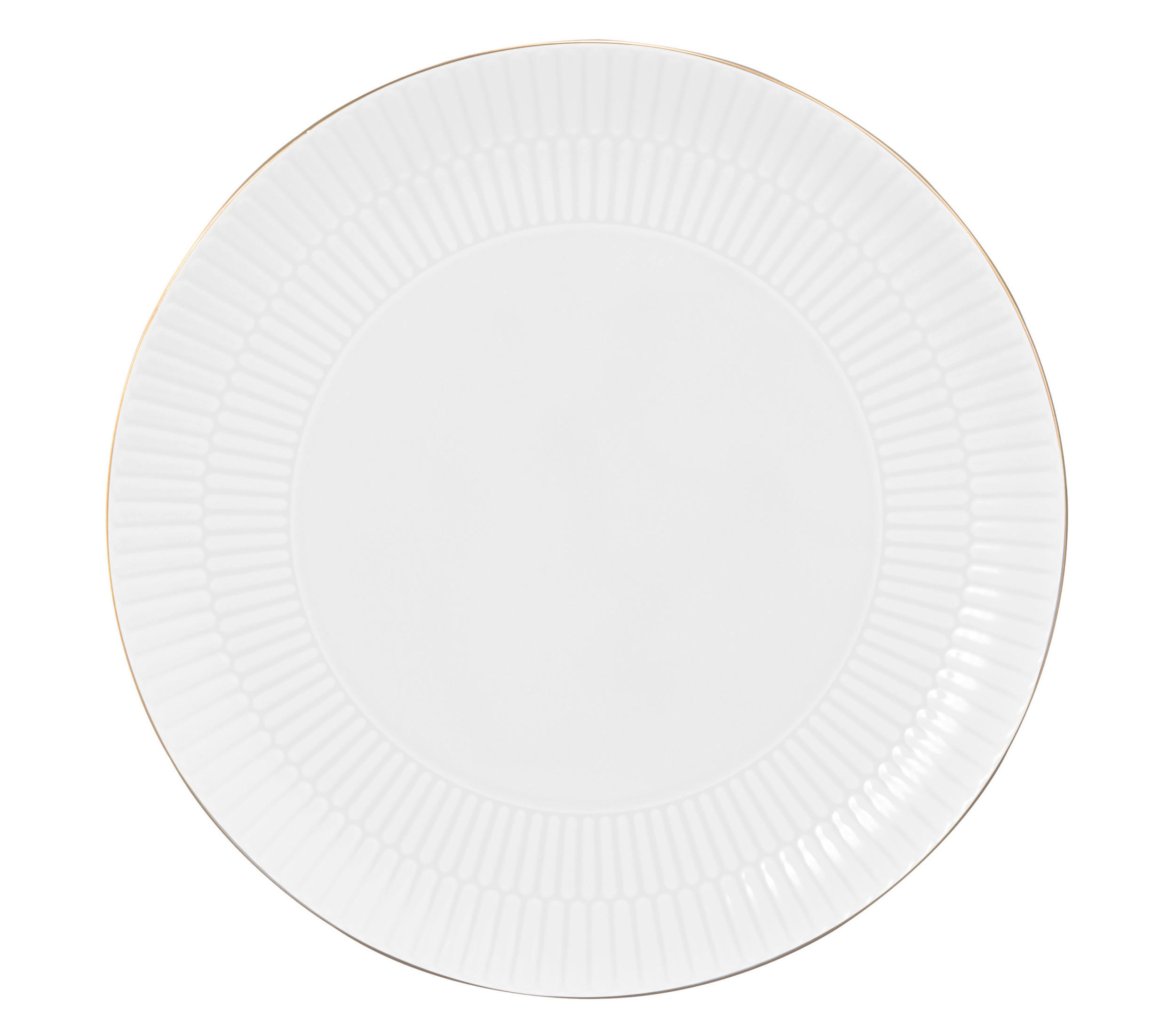 FRUKOSTTALLRIK  22,5 cm   - vit/guldfärgad, Klassisk, keramik (22,5cm) - Seltmann Weiden