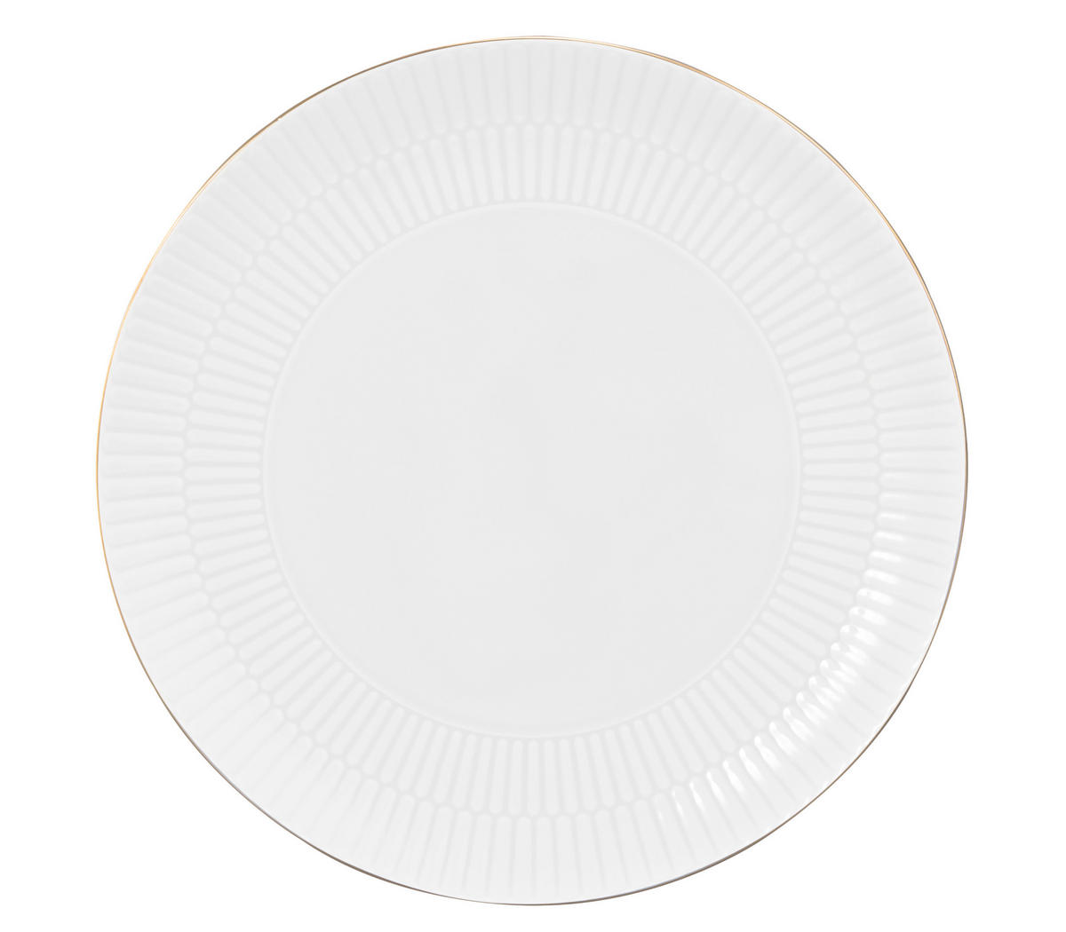 FRUKOSTTALLRIK  22,5 cm   - vit/guldfärgad, Klassisk, keramik (22,5cm) - Seltmann Weiden