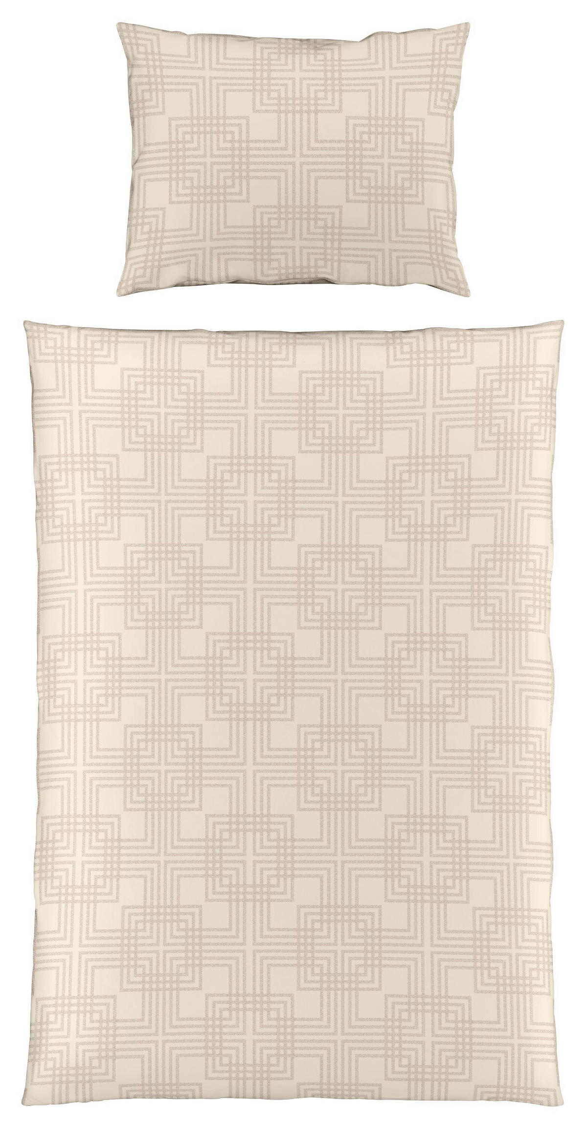 BETTWÄSCHE 3-teilig Satin 140/200 cm  - Beige, Basics, Textil (140/200cm) - Fleuresse