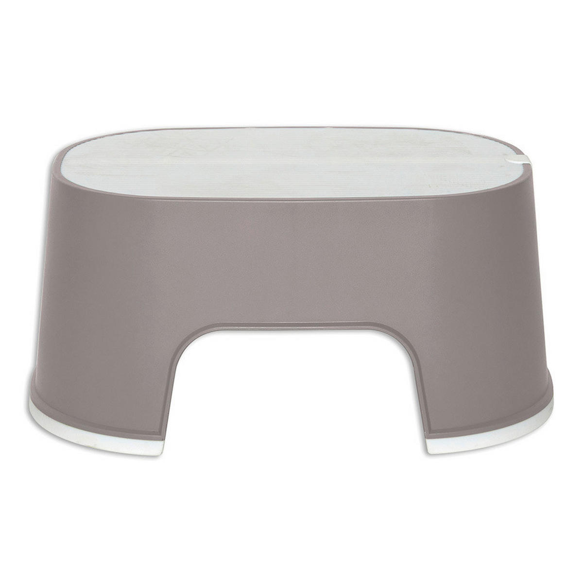 TRITTHOCKER Chalk Brown  - Graubraun, Basics, Kunststoff (20/30/15,5cm) - Bebe Jou