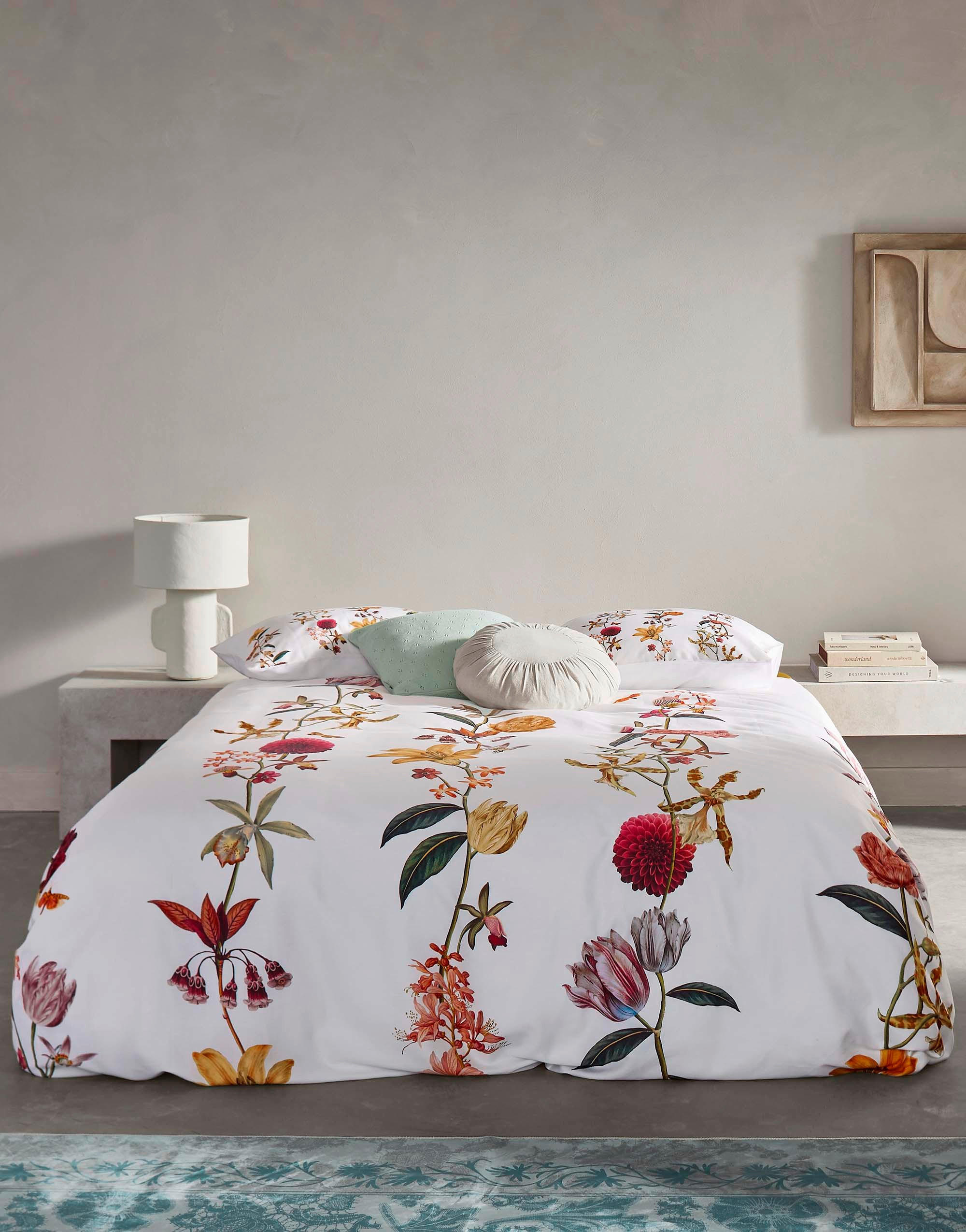 BETTWÄSCHE FEDA Satin  - Weiß, Basics, Textil (135/200cm) - Essenza
