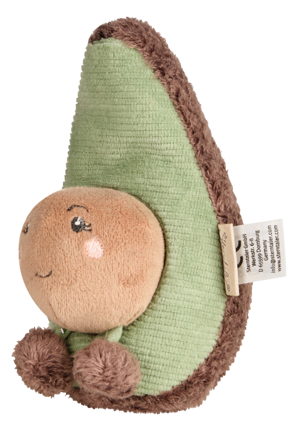 KUSCHELTIER Früchte 18/9/8 cm  - Salbeigrün, Basics, Textil (18/9/8cm) - Sterntaler