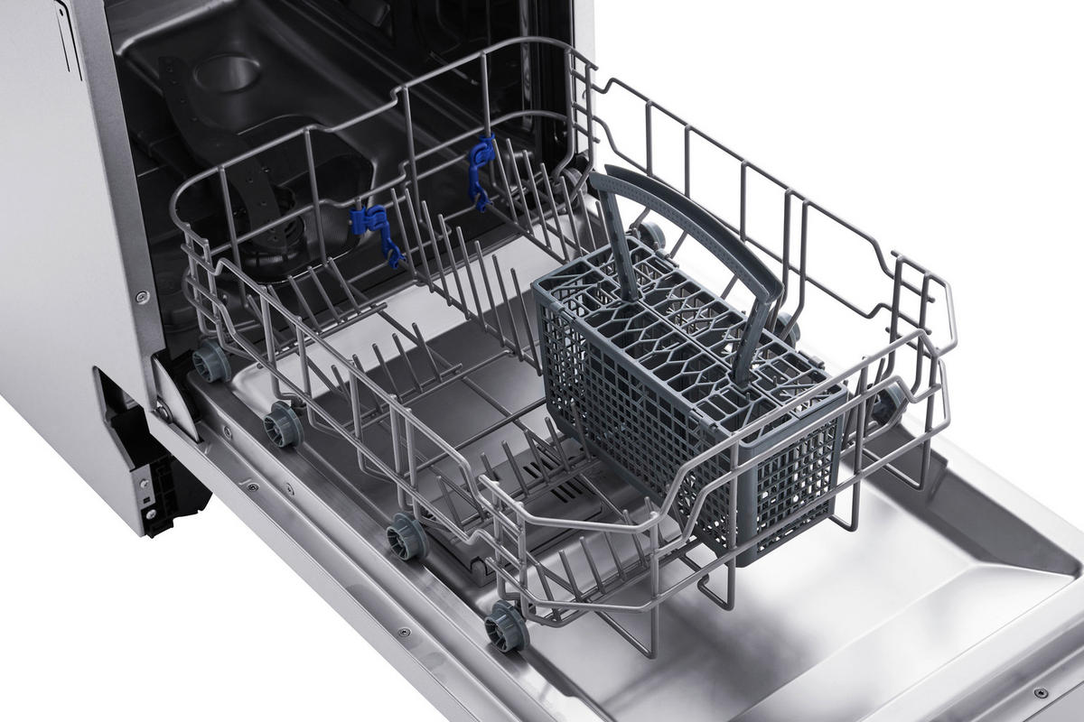 GESCHIRRSPÜLER GSP45TIDM  - Weiß/Grau, Trend, Kunststoff/Metall (44/81,5/57cm) - Respekta