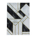 WEBTEPPICH Naxos 3811 gold  - Goldfarben/Weiß, KONVENTIONELL, Textil (120/170cm) - Novel