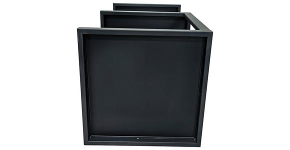 REGAL Schwarz  - Schwarz, Basics, Metall (25/96/25cm) - Carryhome