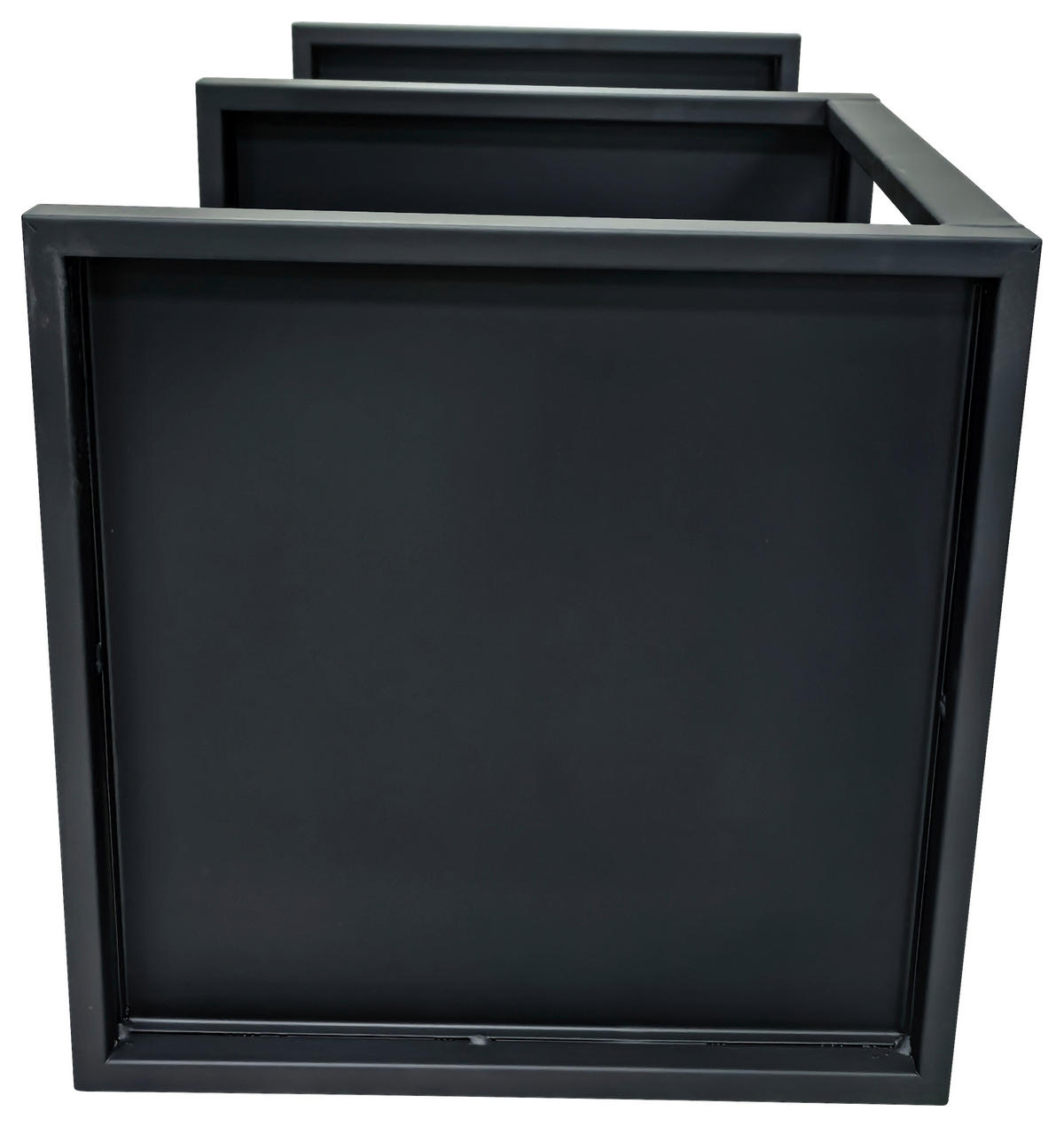 REGAL Schwarz  - Schwarz, Basics, Metall (25/96/25cm) - Carryhome