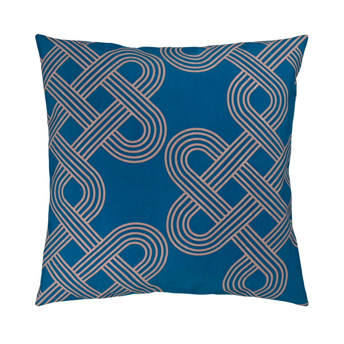 BETTWÄSCHE TIJN Satin 200/200 cm  - Sandfarben/Blau, Design, Textil (200/200cm) - Novel