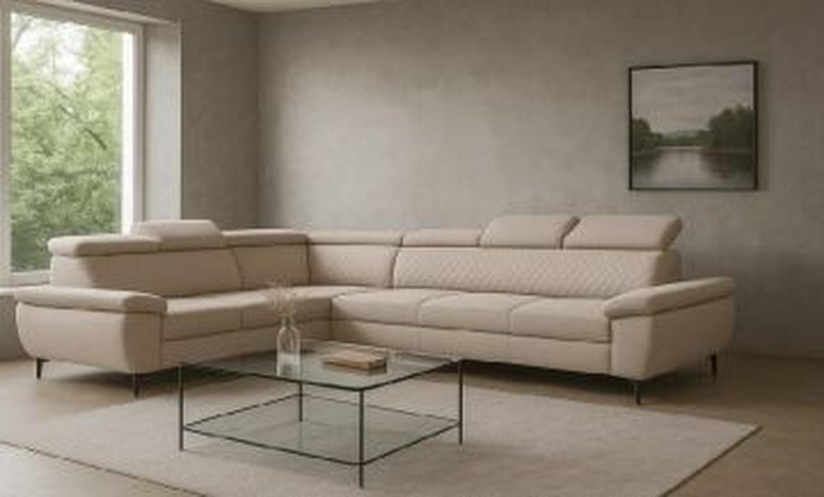 SJEDEĆA GARNITURA drvo, tekstil  tamno siva   - tamno siva/crna, Moderno, drvo/tekstil (311/248cm) - Hom`in