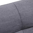 ECKSOFA in Flachgewebe, Leinenoptik Dunkelgrau  - Dunkelgrau/Schwarz, Design, Textil/Metall (247/208cm) - Xora