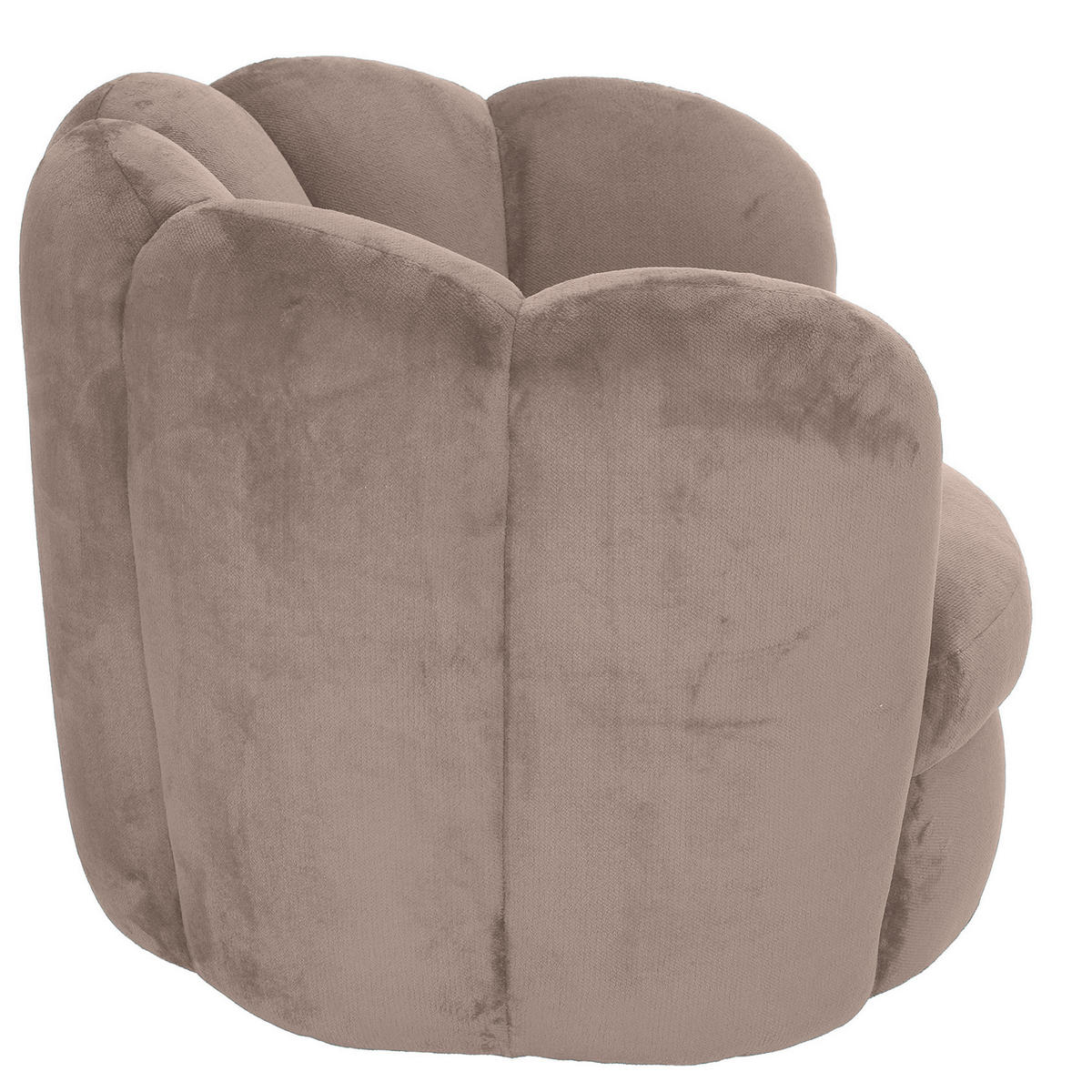 COCKTAILSESSEL - Schwarz/Braun, LIFESTYLE, Textil/Metall (97/76/90cm) - Landscape