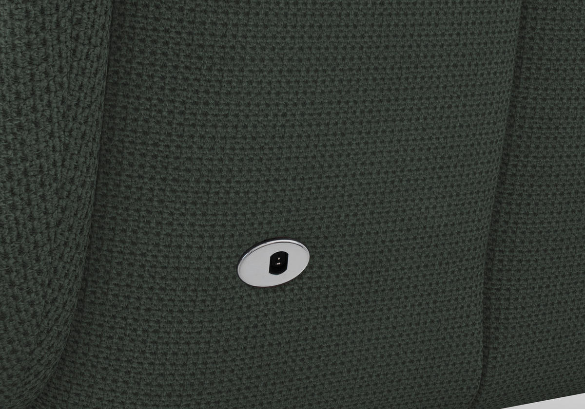 SESSEL in Flachgewebe Grün  - Schwarz/Grün, Konventionell, Textil/Metall (74/112/82cm) - Sit & More