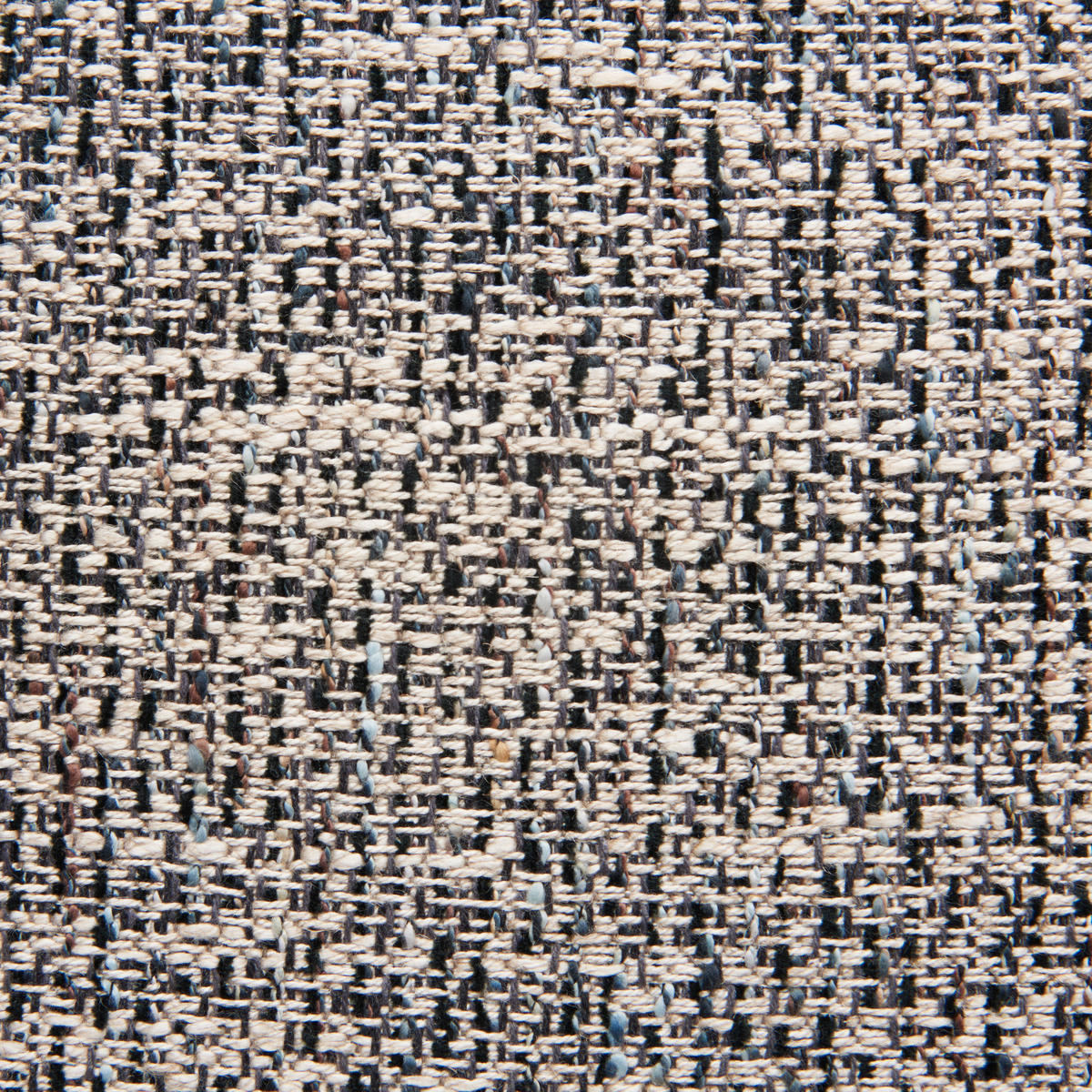 STUHL  in Stahl Webstoff  - Anthrazit, Natur, Textil/Metall (52/90/65cm) - Venjakob