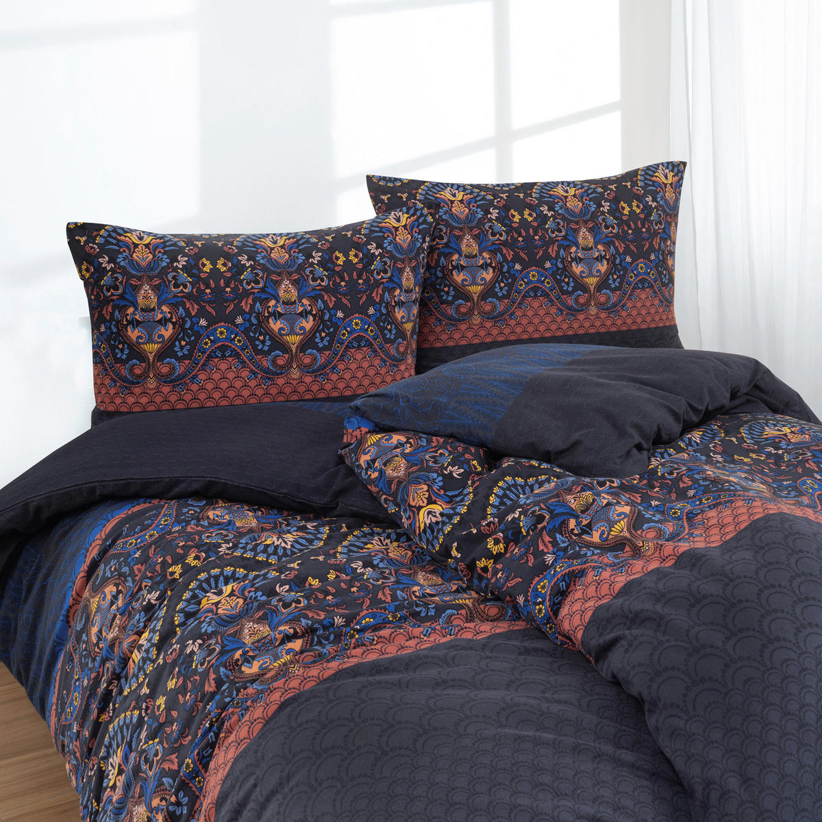 BETTWÄSCHE 4-teilig Flanell 135/200 cm  - Blau, Design, Textil (135/200cm) - Florella