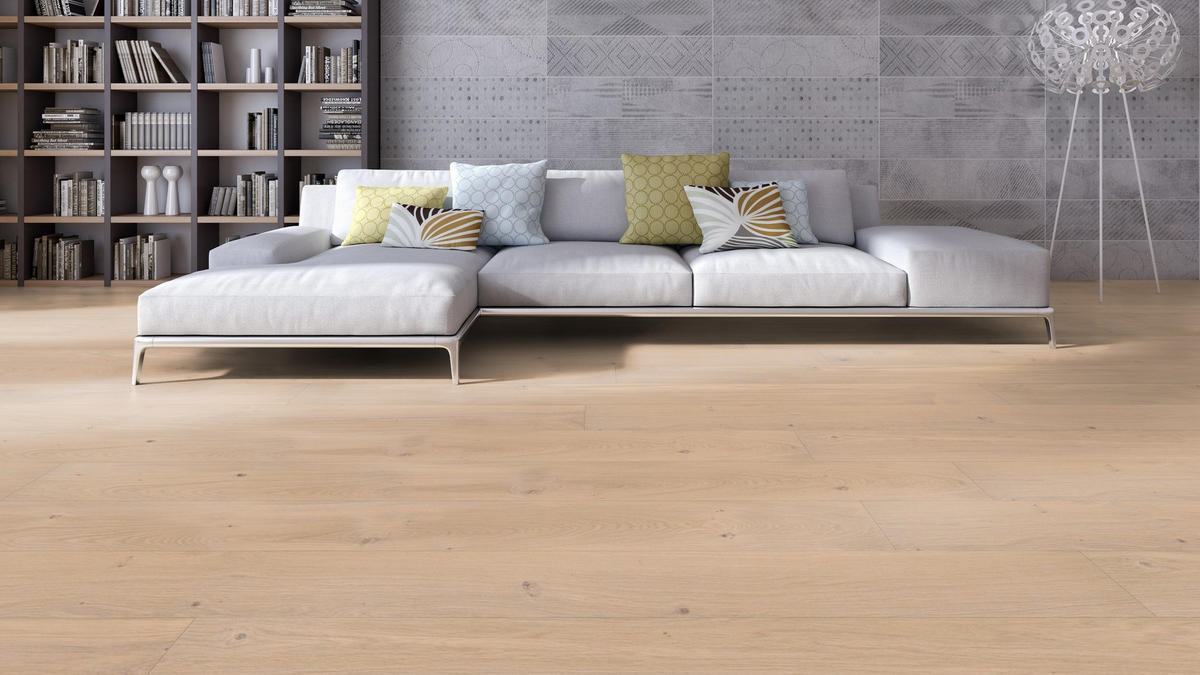 LANDHAUSDIELE, Eiche Kaschmir GESUND-DIELE  per  m² - Design, Holz (180/17,5/1,1cm) - Weitzer Parkett