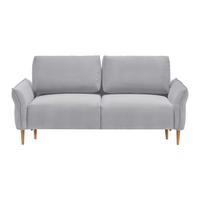 3-SITS SOFFA i manchester grå  - grå/naturfärgad, Modern, trä/textil (183/85/92cm) - MID.YOU