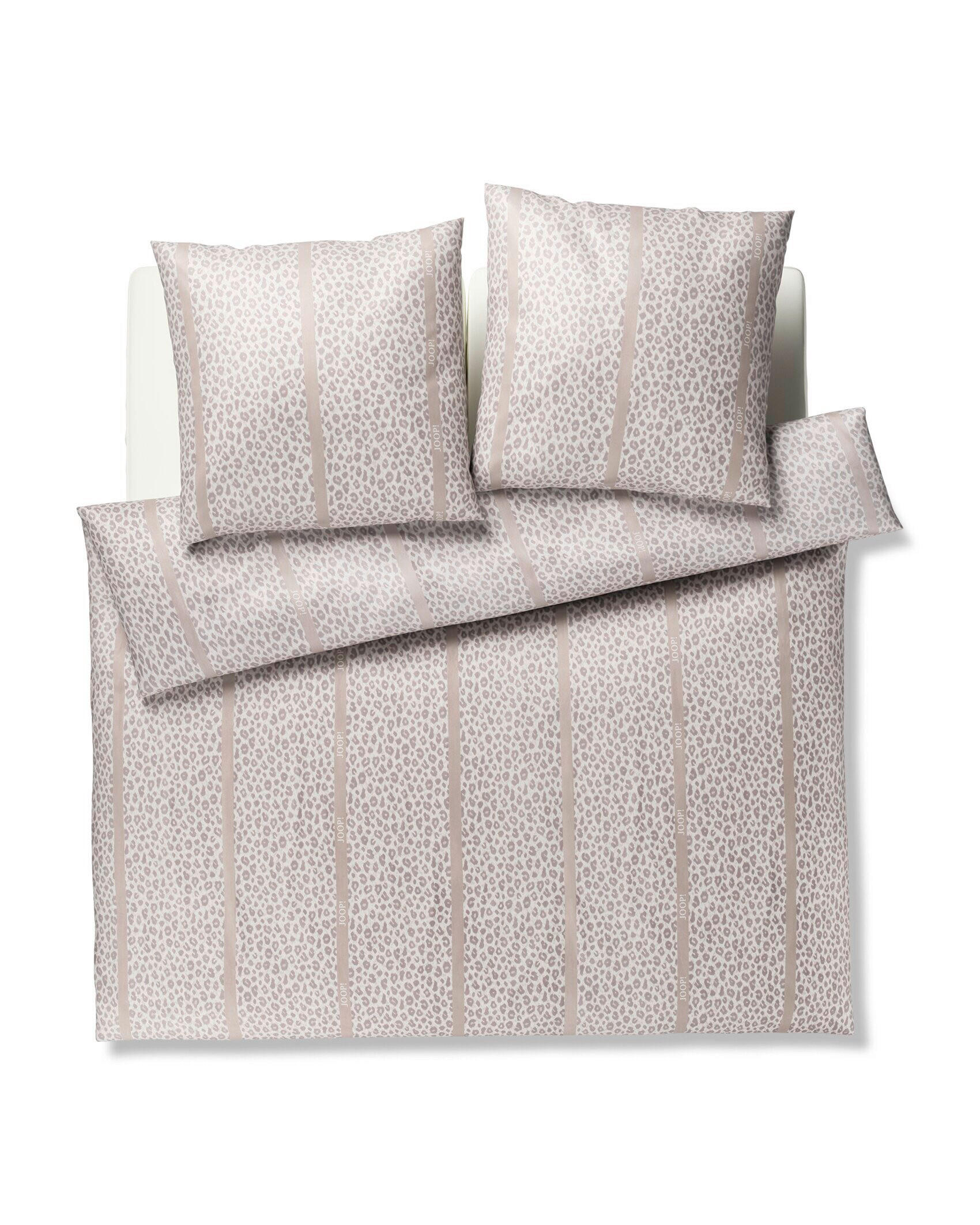 BETTWÄSCHE Leo Stripe Makosatin 200/200 cm  - Creme, Design, Textil (200/200cm) - Joop!