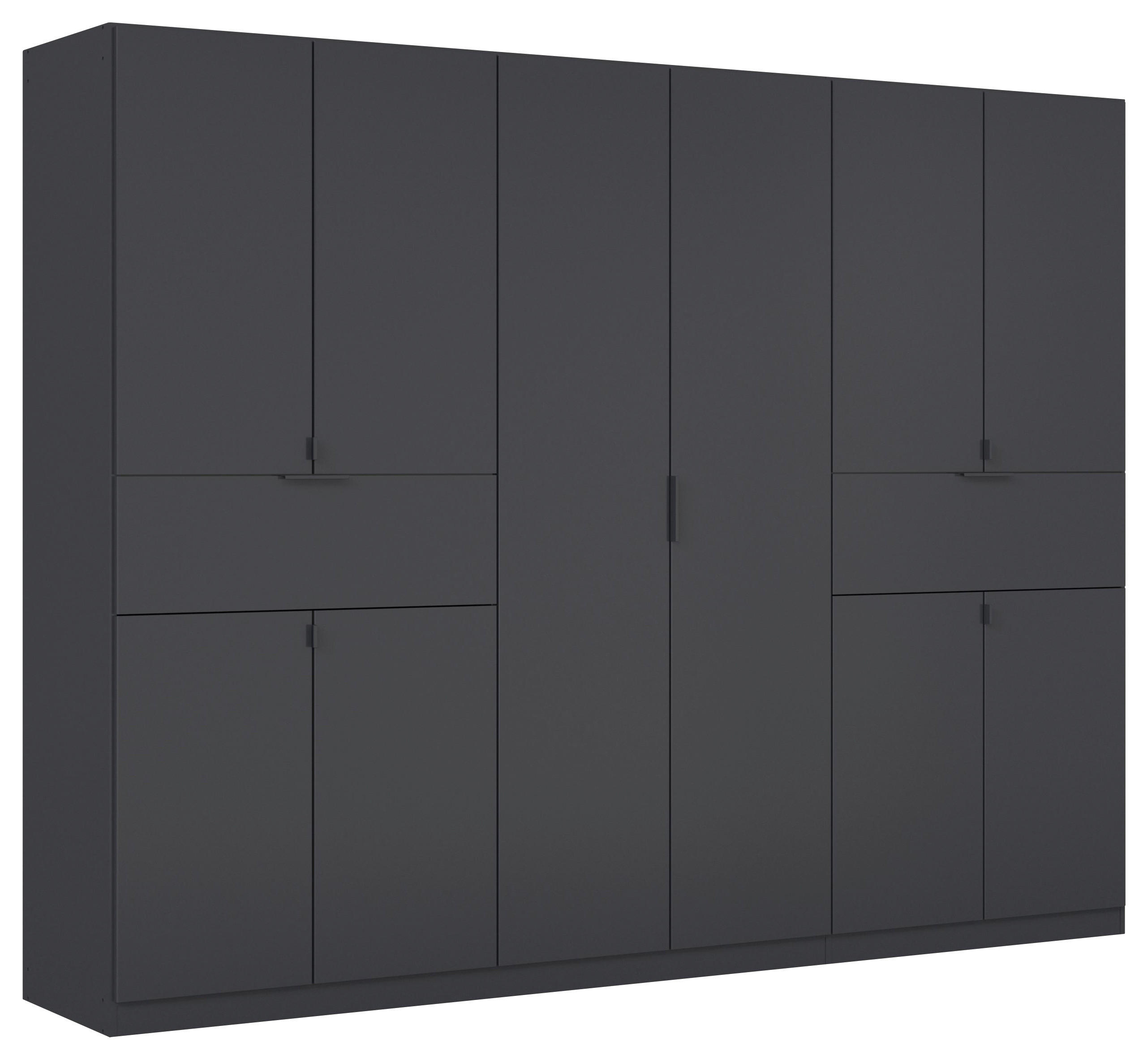 Rauch Möbel Drehtürenschrank Grau 271x210x54 cm