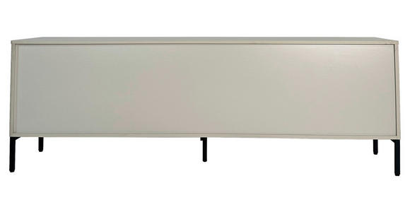 LOWBOARD WABI in 180/60,5/40 cm - Schwarz/Grau, Design, Holz/Holzwerkstoff (180/60,5/40cm) - Xora