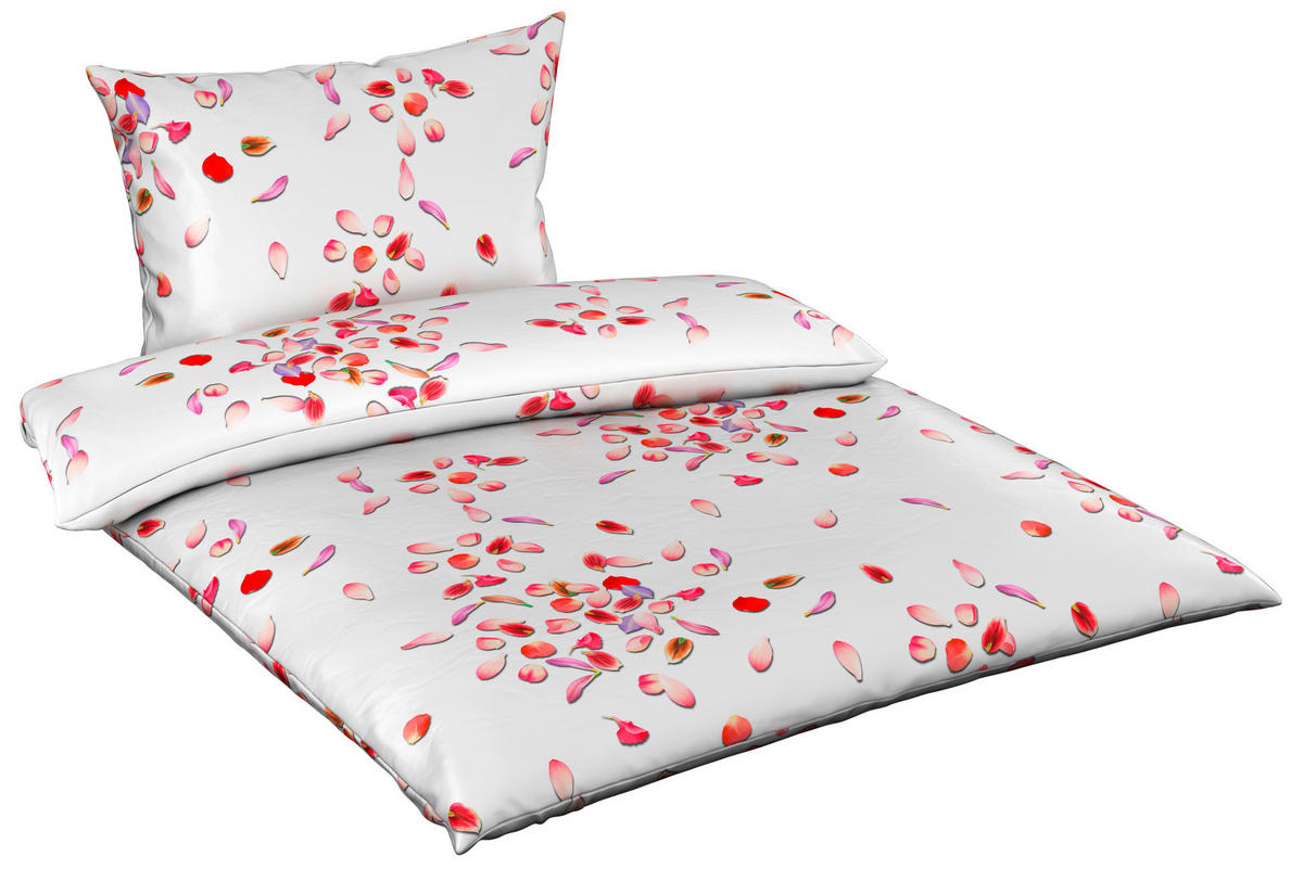 POSTELJINA SA DVA LICA AURORE 140/200 cm saten bela  - bela, Konvencionalno, tekstil (140/200cm) - Esposa